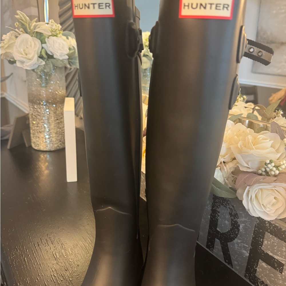 Hunter Classic Black Tall Boots